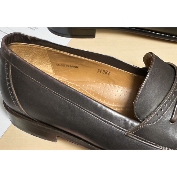 Mezlan Domino Tassle Loafer Shoes Men\'s Size 13 M Black Slip On Leather Spain main image 7